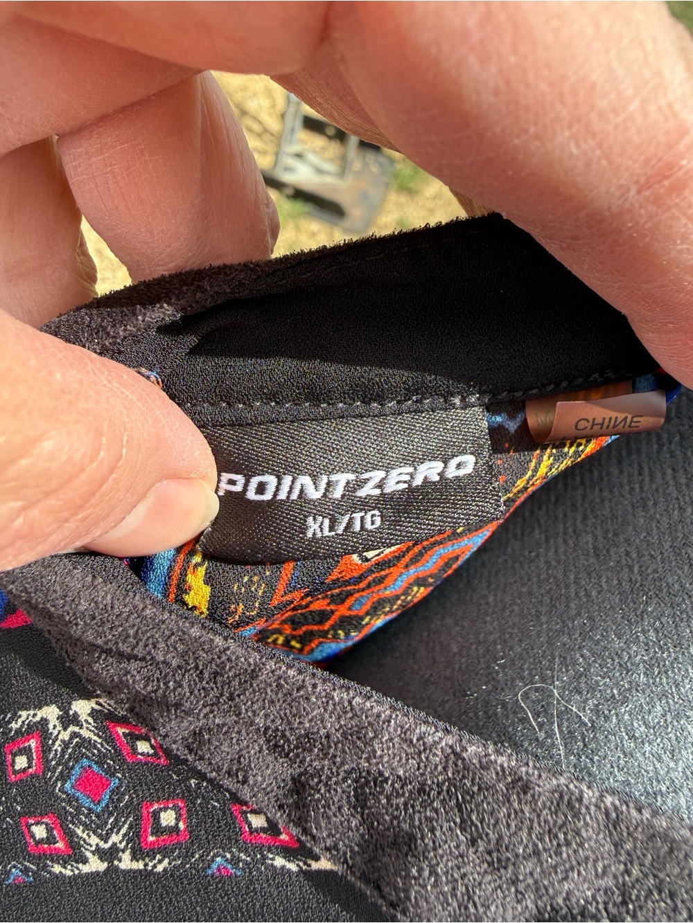 Point Zero Black Multicolor Patterned Jacket - Picture 2 of 6